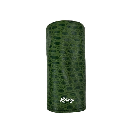 "Lazy" Crocodile Leather Barrel Golf Club Cover